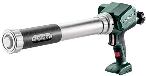 Metabo Akku Kartuschenpistole KPA 12 600 (ohne Akku, Auspresskraft 4400 N, 12 V, für Kartuschen / Folienbeutel 600 ml, mit Zubehör) 601218850