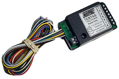 Maypole 12V 7 Way Bypass Relay with Audible Buzzer Trailer and Caravan Towing Electrics