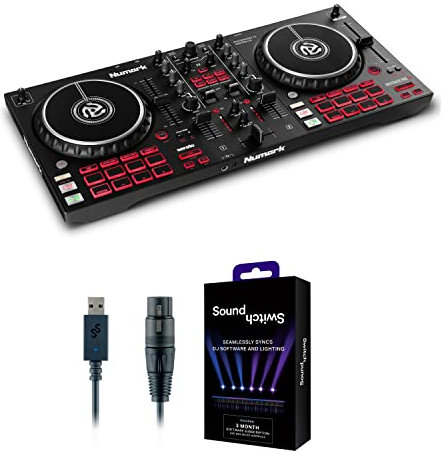 Numark Mixtrack Pro FX DJ Controller and DMX Interface for Live Music, DJ sets, Events, Music production