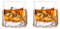 Ensemble De Verres À Whisky Irréguliers De 2 Plis Inclinés en Verre Scotch 250Ml Gobelet À Whisky Façonné pour Papa, Mari, Amis, Verrerie pour Gobelet Bourbon/Rhum/Bar