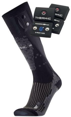 Therm-ic Power Set-Heat Fusion Socken + S-Pack 1400, schwarz, EU 45-47 | )