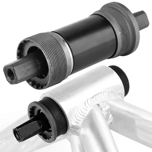 Fahrradteile Tretlager-Set, Konische Achse, Kurbel, Fahrrad-Tretlager, Vierkantloch-Achse, Fahrradzubehör, Fahrradpresse für Reparaturwerkstatt, Fabrik (68X127,5L)