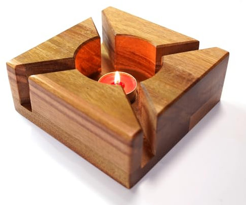 MIDINGCHAI Scaldatazze, Scalda Tazza Legno Naturale, Scaldatazza da Scrivania, Tazza Riscaldatore 15×15 cm, Coffee Mug Warmer, Piatto Riscaldante per Teiera/Tazza da Caffè/Piatti