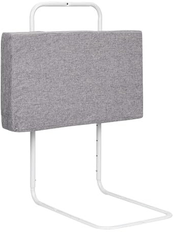 Lapchu Rausfallschutz für Bett Bettgitter - Fallschutz Bett - Absturzsicherung Bett - Schutzgitter Bett - Rausfallschutz - Bed Rails for Baby - Kinderbett Schutz (Grau)