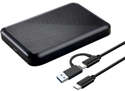 Tianken Disco duro externo portátil ultradelgado de 1 TB de 2.5 pulgadas, USB 3.1 tipo C, almacenamiento HDD para PC, Mac, portátil, PS4, Xbox One (1 TB)