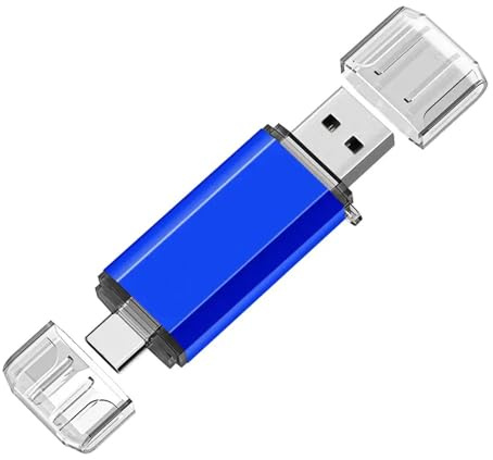 Yaxiny Clé USB C 64 Go haute vitesse USB 3.0 de type C double OTG pour TV, voiture, smartphones, PC, ordinateur portable, Chromebook, MacBook Pro