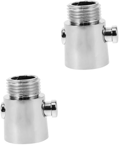 Gatuida 2stücke Shower Shut off Valve Für Verchromtes Absperrventil Für Duschköpfe Präzise Wasserflusskontrolle Kompatibel Mit Handbrausen Wassersparend Installieren