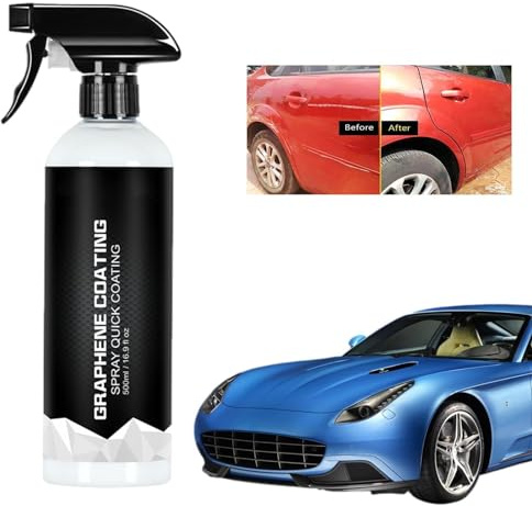 Revêtement en spray au graphène nano pour voiture, revêtement en céramique pour voiture - 500 ml - Spray de revêtement céramique pour voiture