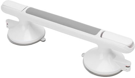 Barras de Agarre para Bañeras y Duchas, Agarre de Seguridad para Ducha con Ventosas Dobles Barra de Ducha con Ventosa Fuerte para Silla de Ducha, Barra de Agarre de Baño para