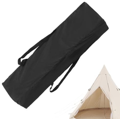 Tent Pole Bag, 140x34x34cm, Large Tent Storage Bag, Waterproof Lightweight Tote Carrying Packing Organizer, for Outdoor Gym College Beach Moving Sports