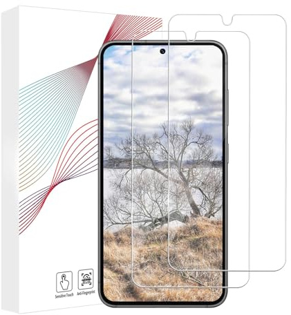 Carantee 2 Stück für Panzerglas für Samsung Galaxy S23 5G Schutzfolie, 2.5D Hülle Freundllich 9H Härte Anti-Scratch Ultra-Klar Fingerabdruck-ID Sensitive Touch S23 5G Folie