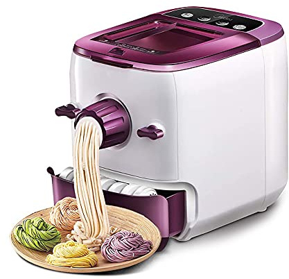 FHRKA Macchina per Pasta elettrica, Completamente Automatica, Multi-Funzione per Uso Domestico. Ci Sono 6 stampi tra Cui Scegliere per Fare la Pasta.