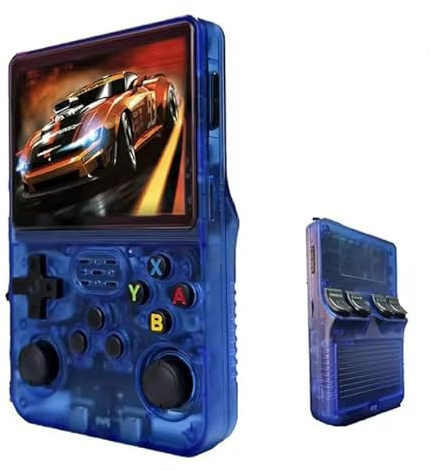 R36S Retro Handheld Spielkonsole 128GB 20.000 Spiele, 3,5-Zoll-IPS-Bildschirm Linux System Tragbare Spielkonsole Geburtstag Weihnachten für Erwachsene