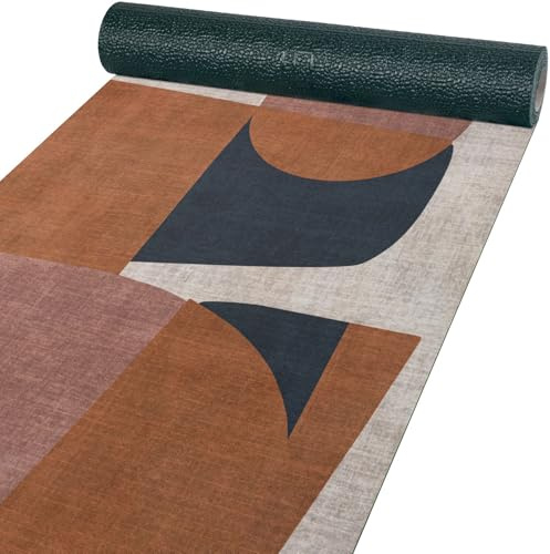 ANRO Küchenläufer Teppich Läufer Flur Küchenteppich rutschfest Küchenmatte abwaschbar Flurläufer pflegeleicht zuschneidbar Melora 140 x 52 cm