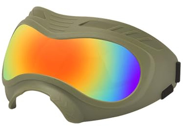 VlHpnpe Atmungsaktive Haustierbrille mit flexiblem Nasenpolster, sonnenfester PC-Rahmen für tägliches Spazierengehen, Wandern und modische Fotoshootings, Hundesonnenbrille