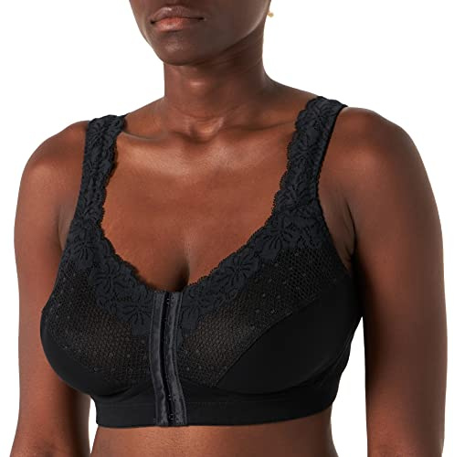 Damart Damen Soutien-Gorge Ouvert Devant BH, Undurchsichtig, Schwarz (schwarz), 95C