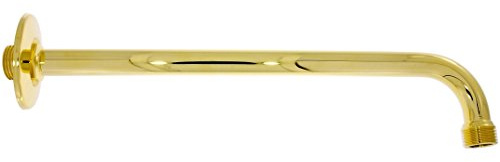 Wandarm/Wandanschluss/Wandausleger für Regendusche - 30 cm - Gold/poliert