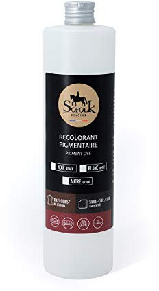 Sofolk - Pintura Cuero/Polipiel - Recoloración para cuero dañado, rayado, arañado, descolorido - Volante de coche, asiento de coche, sofá, zapatos - 500ml - 500ml, 00-WHITE