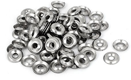 Aexit Rondelles de coupe de finition en acier inoxydable du diamètre intérieur 304 de 5mm joint 100 pcs FQ941252O166637M