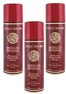 Original Collection 2000 Spray Deodorant for Women 5.5oz-156g (3 Pack)