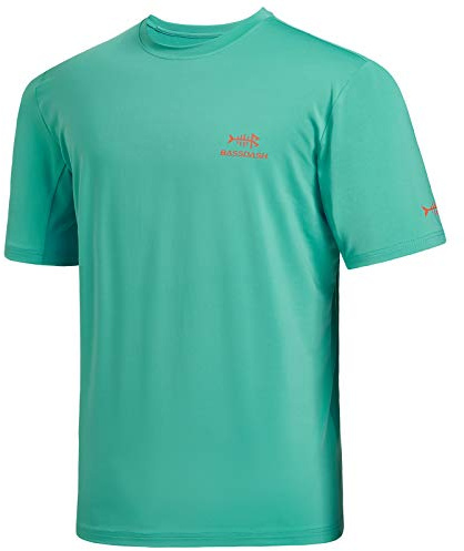 Bassdash - Camiseta de Manga Corta para Pesca con protección Solar UPF 50+ para Hombre