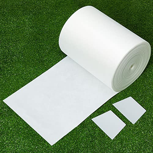 Newwiee Cinta de césped artificial de 12 pulgadas x 320 pies, cinta sintética de césped artificial, cinta de costura de césped para interiores y exteriores, alfombra de jardín, sin adhesivo
