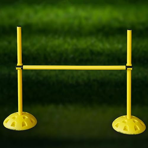 BBHW Leichtathletik HüRden Beweglichkeit Geschwindigkeit Hürden für Kinder, Leichtathletik Ausbildung Hürden, Plastik Springen Bar Leicht Zusammenzubauen, Draussen Drinnen Sport Trainieren Ausrüstung
