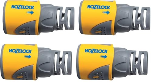 HOZELOCK - Hose Connector Plus ø 12.5mm - 15mm (1/2- 5/8) Soft Touch x2 : Watertight, Non-Slip, Flexible, Long Connector Prevents Twisting, Swelling and Leaks [2050P0025] (Pack of 2)