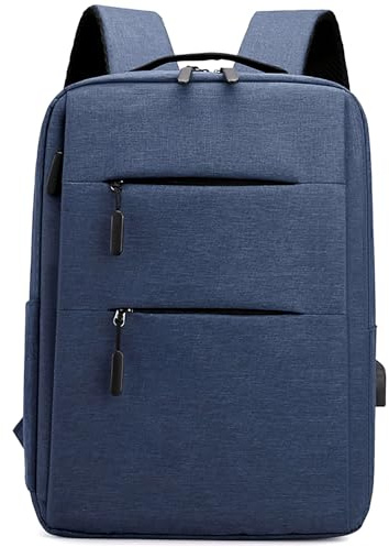 Kommodum - Zaino Porta PC Uomo Donna Borsa Laptop per PC Portatile Zaino Porta Computer Custodia Notebook con ricarica USB