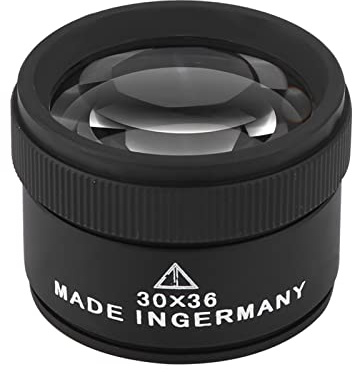 Uhrmacherlupe Für Schmuck, Juwelierlupe Für Stempel, Cannabis Lupe 30x HD Optischer Schmuck, Zinklegierung Optik Linse Uhrmacherlupe Für Stempel Und Münzen Oder Sammlung