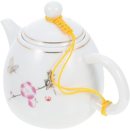 PRETYZOOM Tetera De Cerámica Con Detalles Estilo Chino Elegante Y Práctica Para Hogar Y Té De Salón