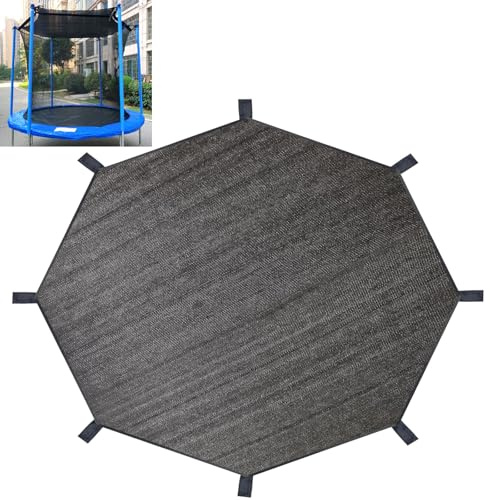 XATAMIO Trampoline Shade Cover, Trampoline Cover for 8FT 10FT 12FT 14FT 16FT Straight Pole Round Trampoline Sun Protection, Easy to Install,for Backyard Playground (14FT 8 Poles)