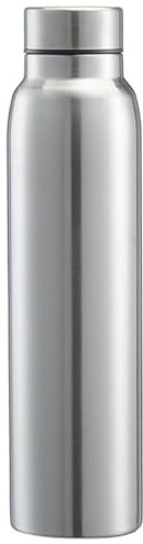 Csafyrt Single Wall Stainless Steel Water Bottle, 1000ml Wide Mouth Camping Water Bottle, Large Capacity Leak Proof Sports for Gym, Travel, Sports