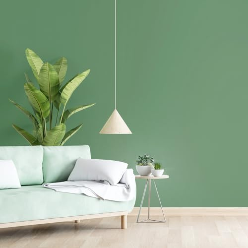HotDecor Vintage Tapete Grün für Schlafzimmer Möbelfolie Selbstklebend Folie für Küchenschränke Tisc Kinderzimmer Tapete Grüne Klebefolie Küche Wand Tapeten Flur Abwaschbar Küchentapeten 60cm x 300cm