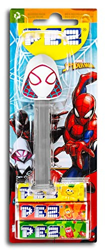 1 x PEZ Spender Spiderman inkl. 2 Päckchen fruchtigen Bonbons 17g