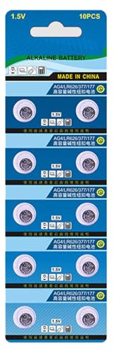 Lot de 10/20 piles bouton alcalines 1,5 V AG4 LR626 1,5 V pour jouets et télécommandes gadgets