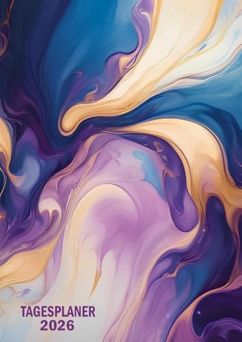 Terminplaner kalender 2026 a4 1 tag auf 2 seiten mit uhrzeit: Tagesplaner & Terminkalender 12 Monate. Professioneller chaos koordinator tagebuch 365 ... kalenderbuch organizer mit zeiteinteilung