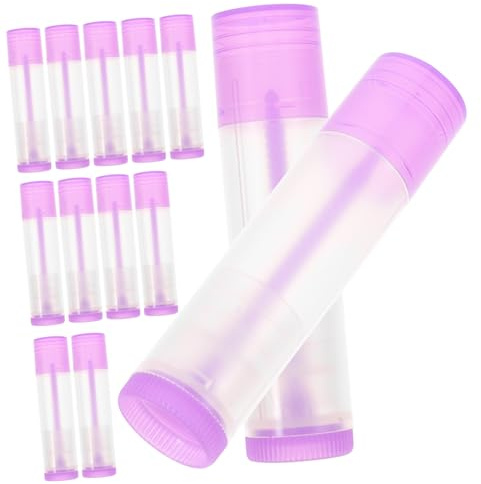 VALICLUD 30 Stück Lippenbalsamtuben 5g Leer Pp Lippenstiftbehälter Selbstgemacht Lipgloss Subtuben Farbig Mit Deckel Für Damen Reise