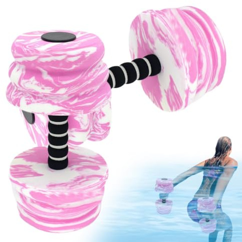 Hantel set för vattenträning Vattentäta, Färgglatt Skum, 2 Stycken | Vattenaerobicsvikter 2 Stycken Swimmingpool, simträning, vattenfitness och vattensport och