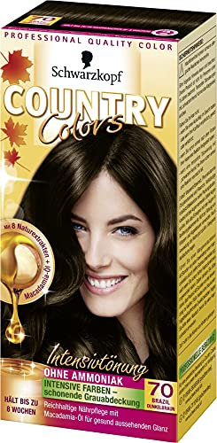 Schwarzkopf Country Colors Intensivtönung, 70 Brazil Dunkelbraun, 1 Stück, 122,5 ml
