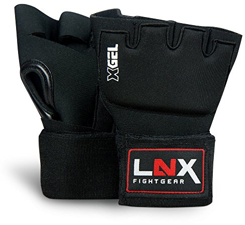 LNX Gel-Bandagen/Boxbandagen X-Gel - mit 2,5 Meter Bandage ideal für Kampfsport Muay Thai Boxen Kickboxen Sandsack Boxsack Training