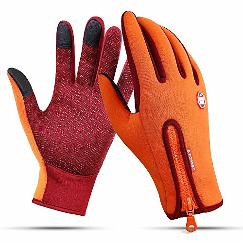 Aileese Anti-slip Motorcycle Winter Warm Outdoor Sports Hiking Cycling Men Women Full Finger Touch Screen Gloves