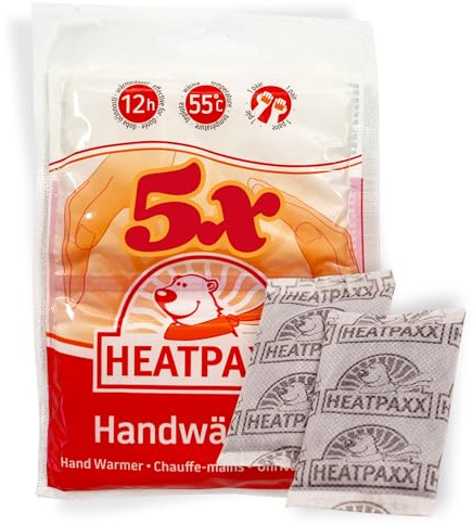 HeatPaxx Handwärmer – Luftaktivierte Einweg-Wärmepads für Outdoor, Wintersport & Alltag – Bis zu 12 Stunden Wärme – Verschiedene Packungsgrößen