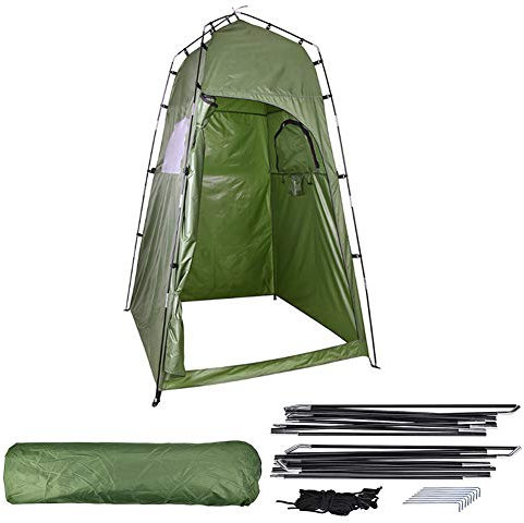Outdoor Camping Up Toilettenzelt, Tragbare Baden Umkleidezelt Duschzelt Lagerzelt Angeln Abstellraum Zelte 120 * 120 * 195cm