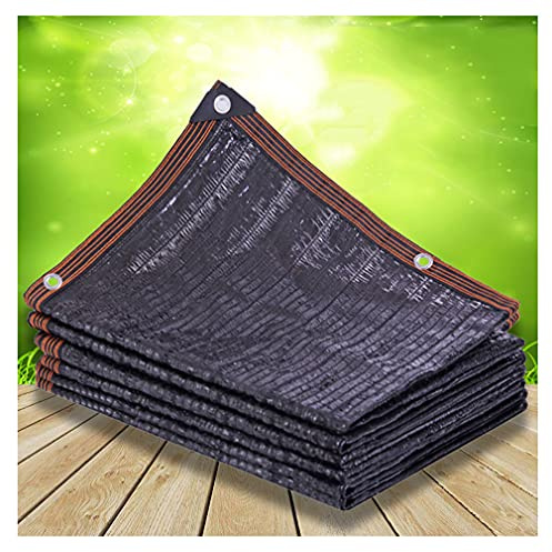 XCYYBB Shading Netting Camo Netting Shade Cloth Sun Shade Canopy Sun Sail Garden Sail Shade Netting Shade Debris Scaffold Netting Windbreak With Eyelets Privacy Fence For Plant Covers -Black 8×8m