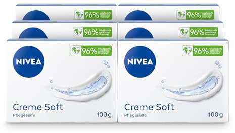 Nivea Men Soft Care Tvål, 100 g x 6 Stycken