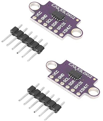 Wisboey 2 PiiCes SSRies Module de Distance une Distance de ToF 940Nm -VL53L0XV2 Module de Distance IIC