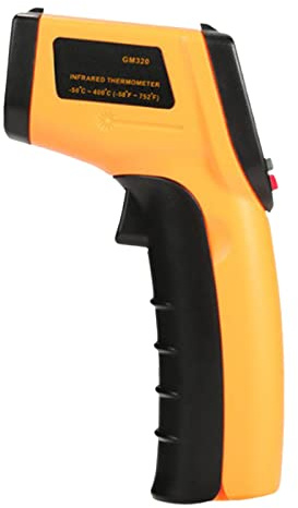 Infrarot-Thermometer-Temperaturpistole Berührungslose -Temperaturpistole mit Einstellbarem Emissionsgrad und Max-Min-Durchschnittsmessung
