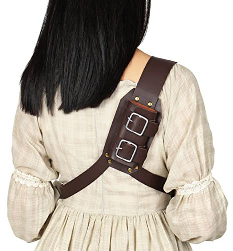 Kongou Cosplay Scheide Riemen, Mittelalterlicher PU Leder Klingenfrosch, Verstellbare Mittelalterliche Holster, Vintage Renaissance Kostüm Accessoire Für Krieger Piraten Kostüm Cosplay