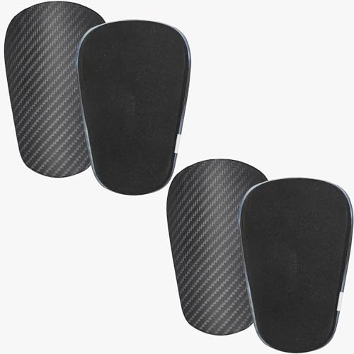 HuaMuDM Mini Fußball Schienbeinschoner,10 x 6 cm Extra Mini Schienbeinschoner,Schutzausrüstung, Fußball Herren,Football Shin Pads
